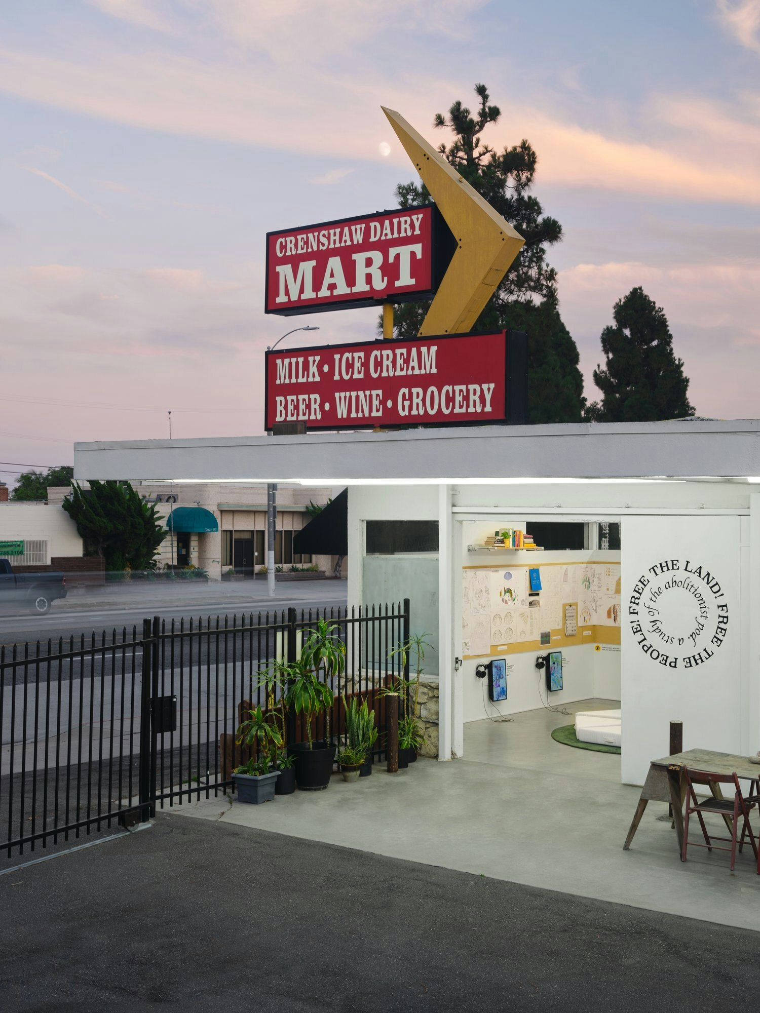 CRENSHAW DAIRY MART FREE THE LAND FREE THE PEOPLE 5