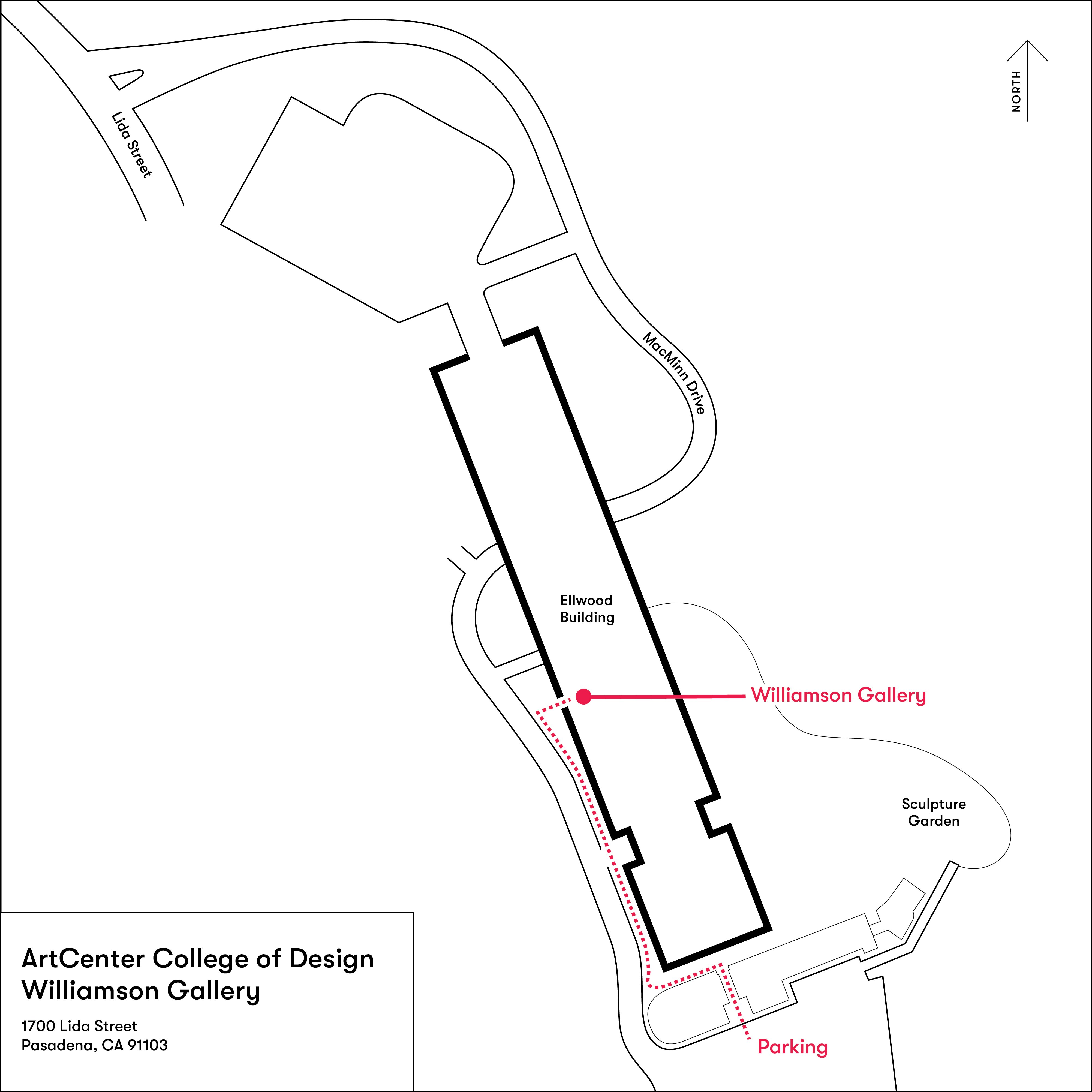 Campus Map Art Center 1