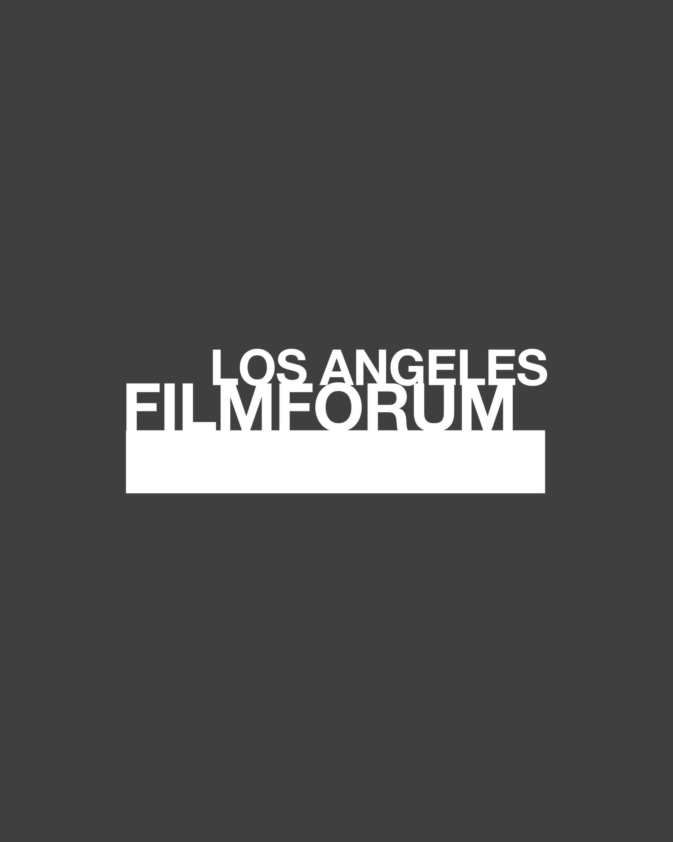Logo text: "Los Angeles Film Forum"