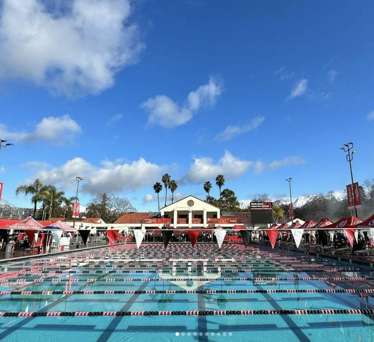 Rose Bowl Aquatic Center. @rosebowlaquatics