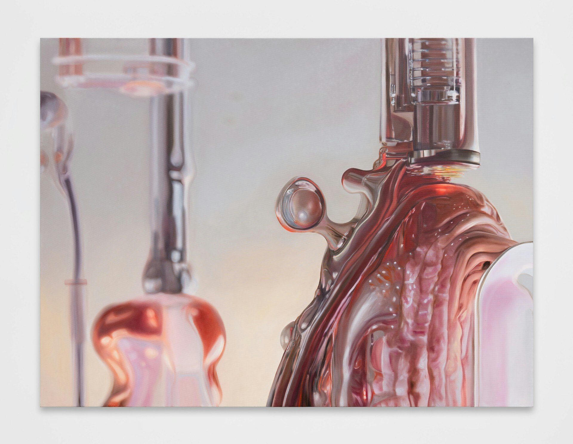 "Augment," 2024, Meeson Pae. Oil on canvas. Photo by Mason Kuehler. Courtesy the artist and Anat Egbi Los Angeles / New York. © Meeson Pae 2024.