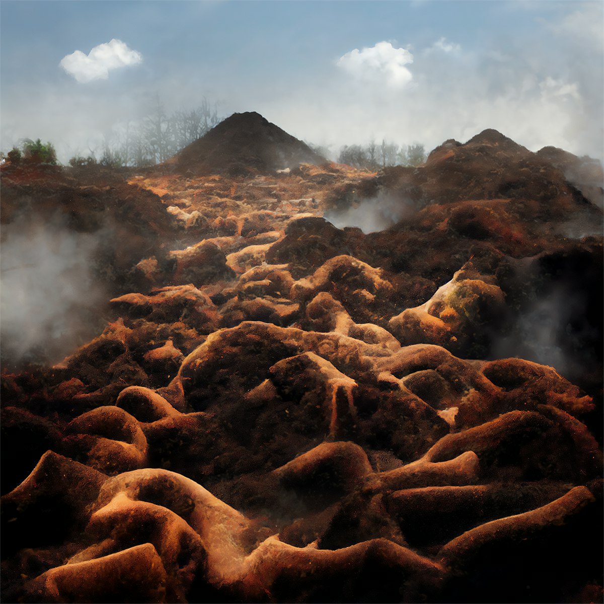 Future Kin, 2024, Aroussiak Garbielian. Soil, video monitors, ceramics, sound, speakers, wiring. Courtesy of the artist. © Aroussiak Garbielian.