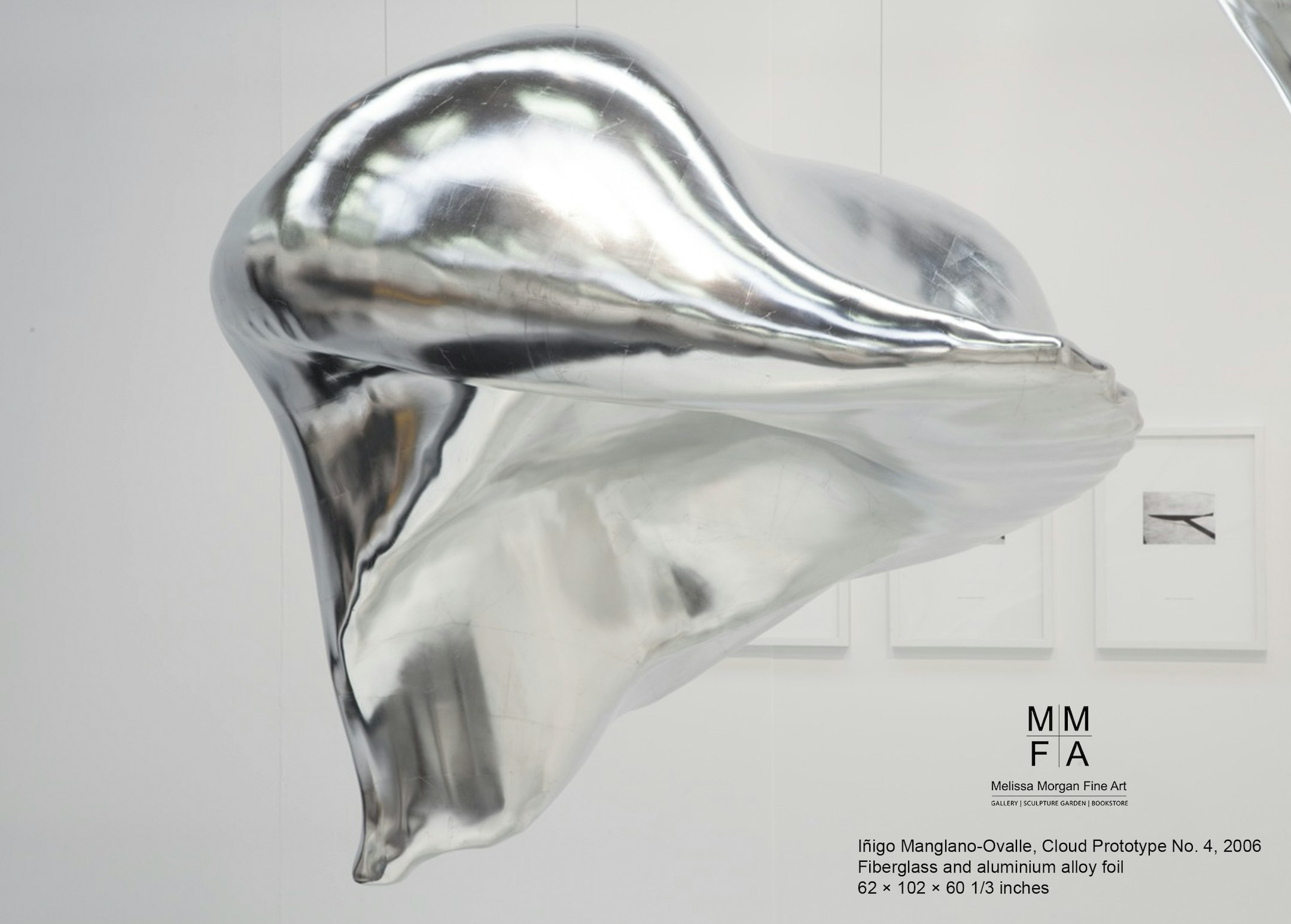 "Storm Prototype No.4," 2006, Iñigo Manglano-Ovalle. Fiberglass and aluminum alloy foil. Image courtesy of the artist. ©Storm Prototype No. 4, Iñigo Manglano-Ovalle.