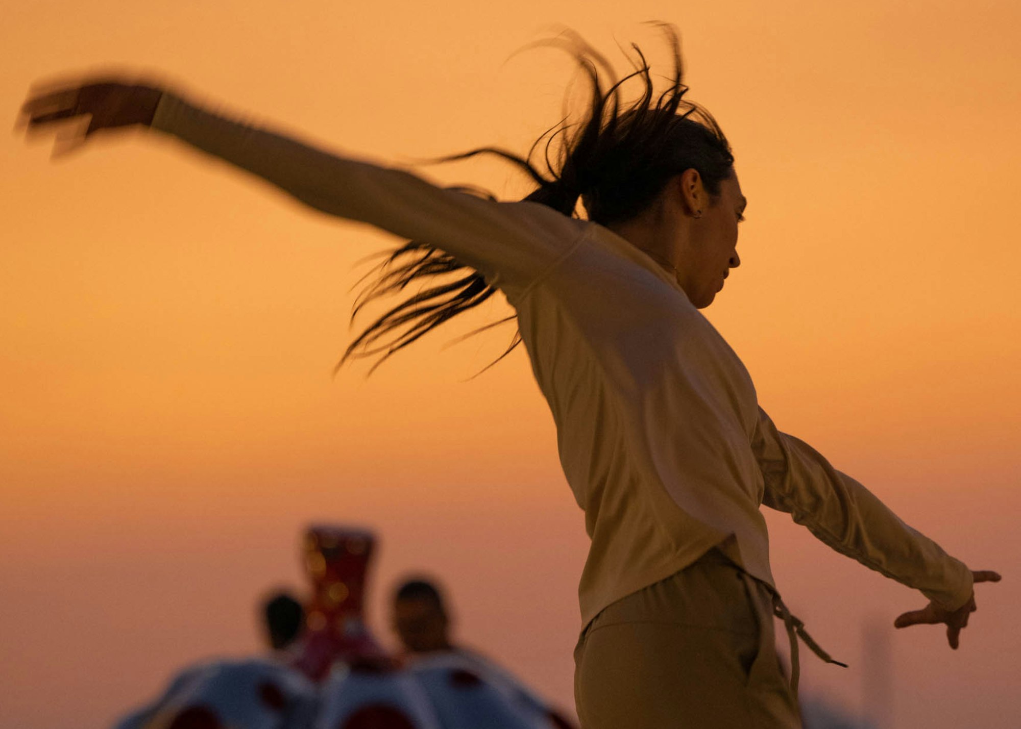 "Wake" by Jill Johnson and David Poe. Photo by Josh S. Rose. © LA Dance Project.