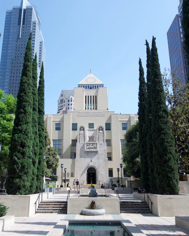 Los Angeles Central Library. Photo courtesy of Los Angeles Public Library.