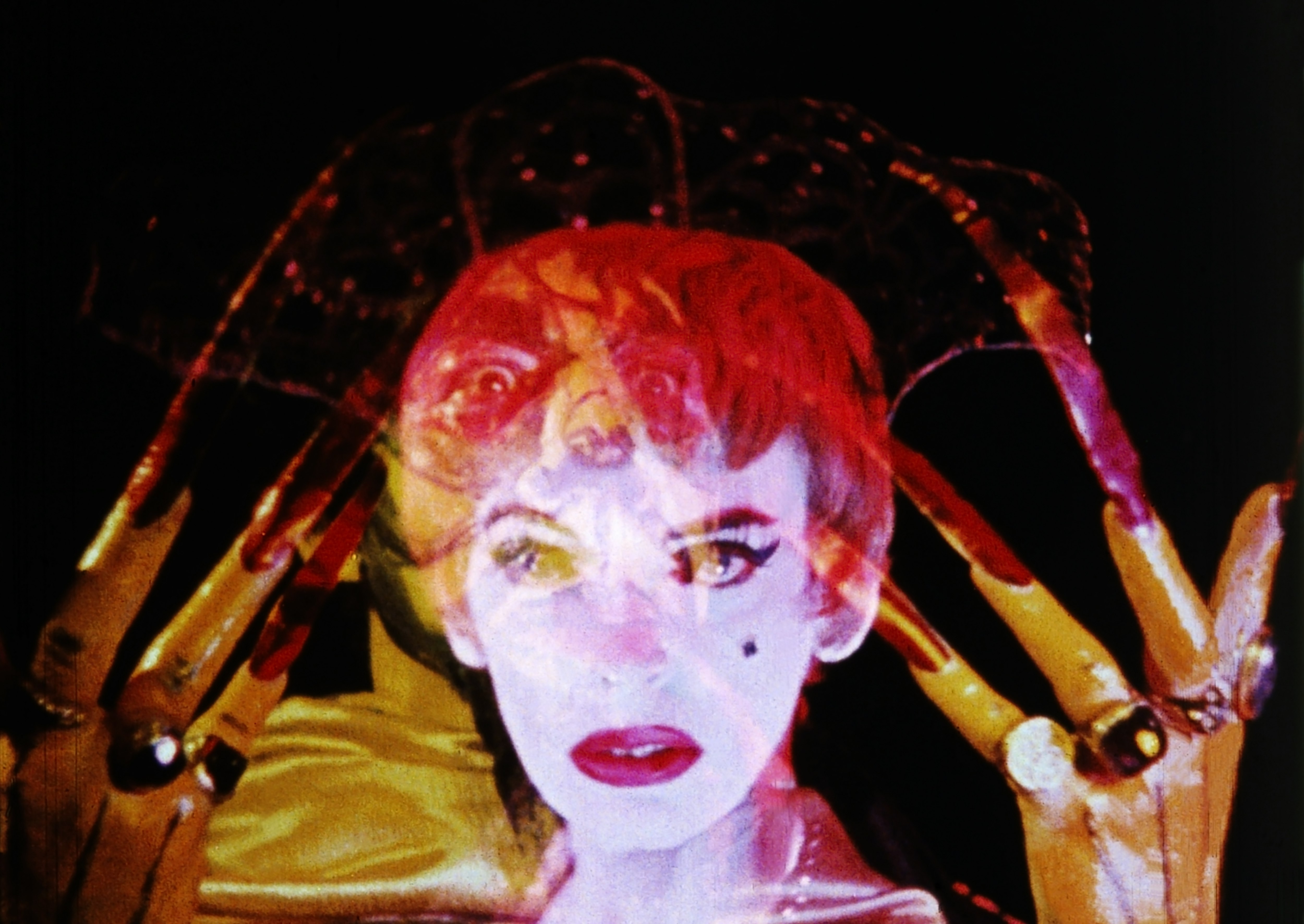 "Scarlet Woman (Marjorie Cameron)," Kenneth Anger. Still from Inauguration of the Pleasure Dome, 1954–66. Courtesy of The Estate of Kenneth Anger and Sprüth Magers. © The Estate of Kenneth Anger, 1966. Courtesy The Estate of Kenneth Anger and Sprüth Magers.