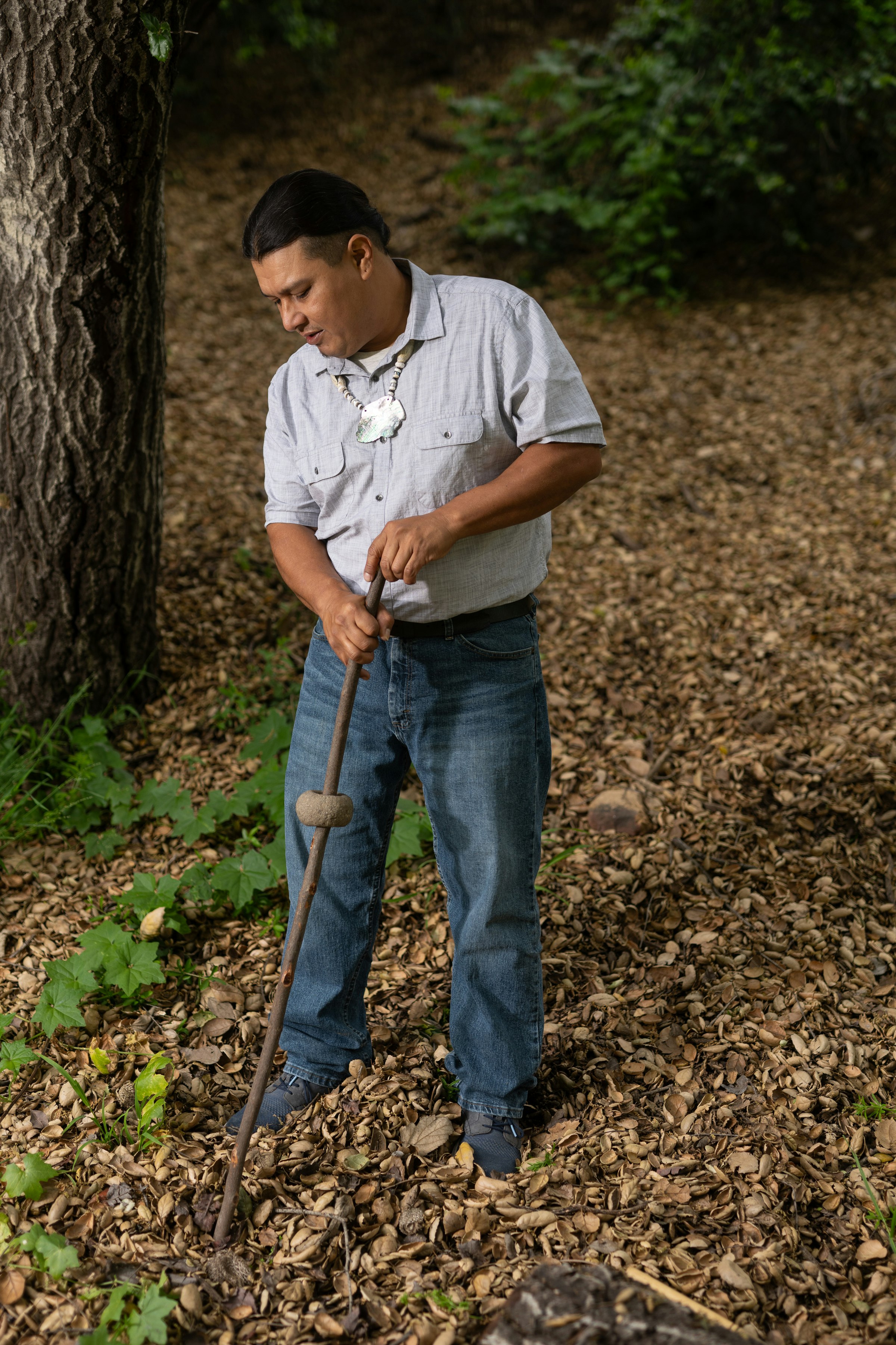 Lazaro Arvizu Jr. in Elysian Park, Los Angeles, 2024. Photos by Elon Schoenholz Photography, courtesy of The Broad.